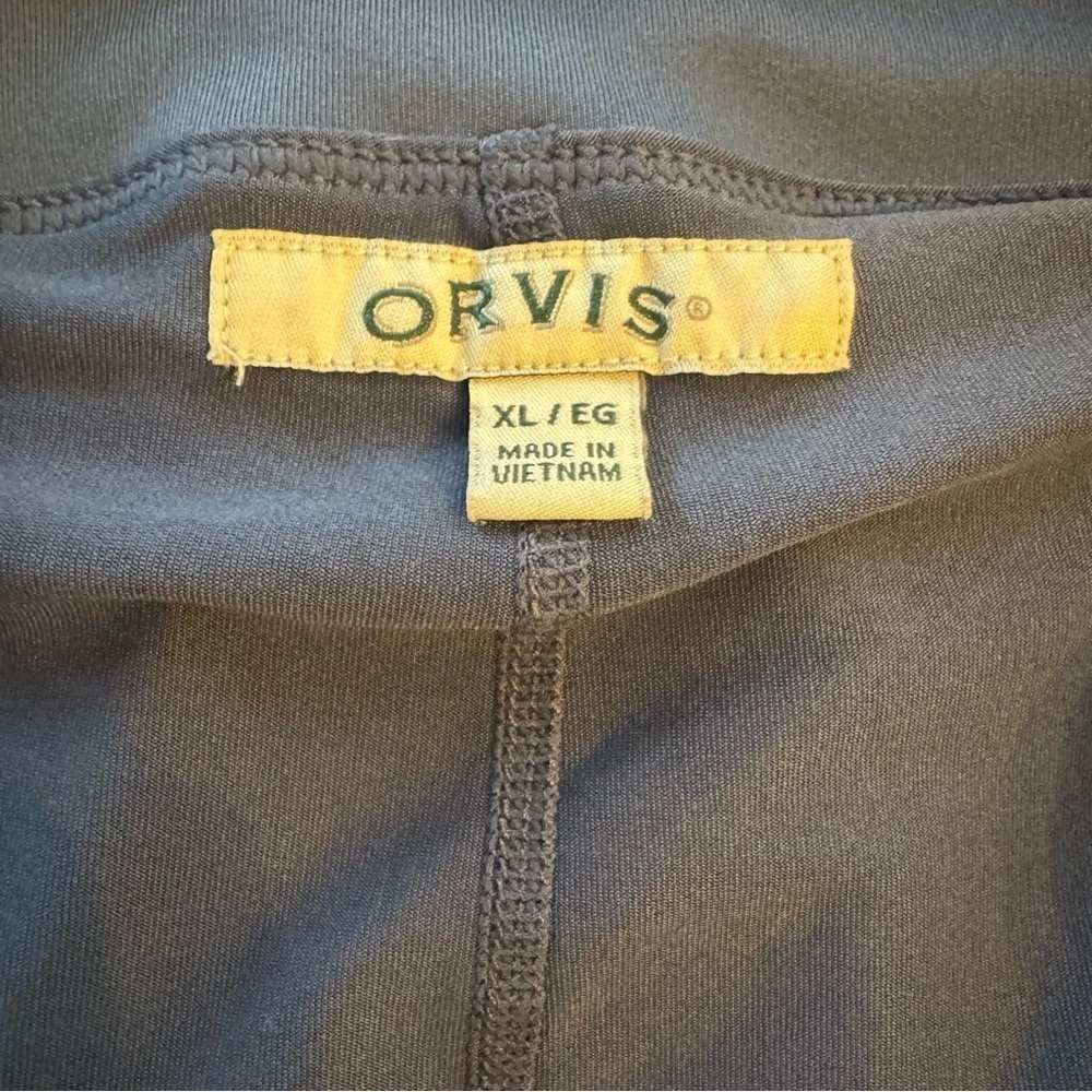 Orvis Skort Women's Extra Large Blue Gray Golf Tennis Outdoor Travel Activewear - Picture 6 of 9